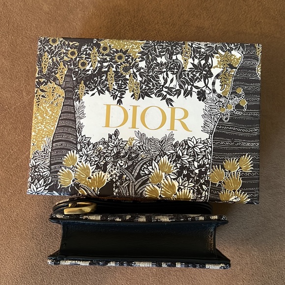 Dior Saddle Flap Card Case - Picture 9 of 14